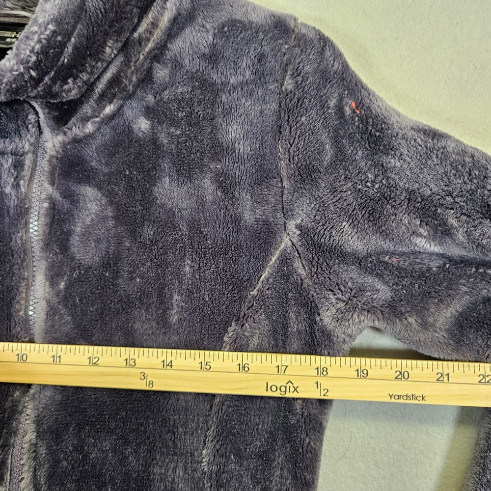 32 Degrees Heat Womens Fleece Jacket Charcoal Gray Full Zip Mock Neck Size S - Picture 4 of 8